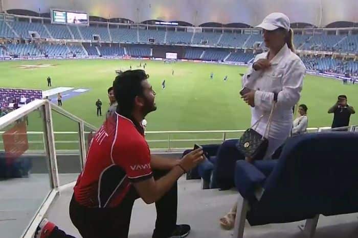 Watch: Hong Kong Batter Kinchit Shah Proposes To Girlfriend After Match Against India